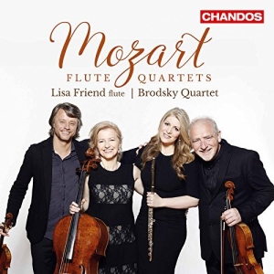 Lisa Friend Brodsky Quartet - Flute Quartets i gruppen Externt_Lager / Naxoslager hos Bengans Skivbutik AB (2396340)