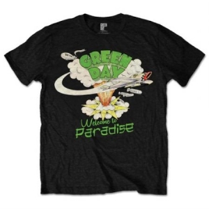 Green Day -  Welcome To Paradise Mens Black T Shirt (L) i gruppen MERCHANDISE / T-shirt / Nyheter / Punk hos Bengans Skivbutik AB (2626228)