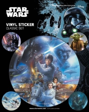 Star Wars - Star Wars (Classic) Stickers i gruppen MERCH / Test-Tshirts hos Bengans Skivbutik AB (3587726)