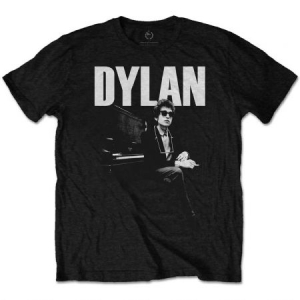 Bob Dylan - Bob Dylan Men's Tee: At Piano i gruppen ÖVRIGT / MK Test 5 hos Bengans Skivbutik AB (3619727r)