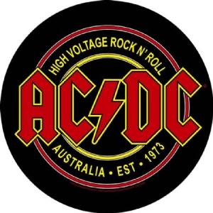 AC/DC - High Voltage Rock N Roll - Back Patch i gruppen ÖVRIGT / Merchandise hos Bengans Skivbutik AB (3655651)