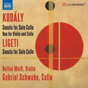 Zoltan Kodaly Gyorgy Ligeti - Sonata For Cello Solo Duo For Viol i gruppen Externt_Lager / Naxoslager hos Bengans Skivbutik AB (3847004)
