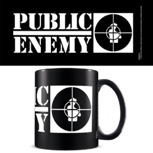 Public Enemy - Public Enemy (Crosshairs Logo) Black Mug i gruppen ÖVRIGT / MK Test 7 hos Bengans Skivbutik AB (4063703)