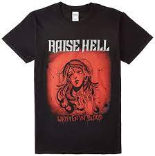 Raise Hell - T/S S Written In Blood i gruppen ÖVRIGT / Merchandise hos Bengans Skivbutik AB (4189695)