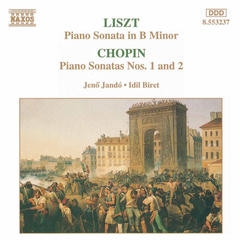 Franz Liszt Frédéric Chopin - Piano Sonata In B Minor, Piano Sona i gruppen Externt_Lager / Naxoslager hos Bengans Skivbutik AB (4189786)