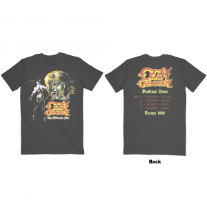 Ozzy Osbourne - Ultimate Remix (Small) Unisex Back Print T-Shirt i gruppen VI TIPSAR / Tips Tröjor hos Bengans Skivbutik AB (4303406)