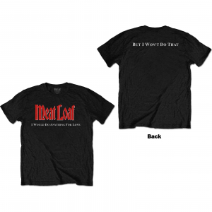 Meat Loaf - IWDAFLBIWDT (Large) Unisex Back Print T-Shirt i gruppen MERCH / T-Shirt / Sommar T-shirt 23 hos Bengans Skivbutik AB (4304030)