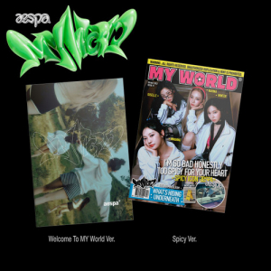 Aespa - 3rd Mini Album (MY WORLD) (Zine Ver.) i gruppen Minishops / K-Pop Minishops / Aespa hos Bengans Skivbutik AB (4355413)