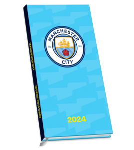 Manchester City Fc - Manchester City Fc 2024 Slim Diary i gruppen MERCH hos Bengans Skivbutik AB (4406373)