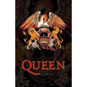 Queen - Crest Textile Poster i gruppen MERCHANDISE / Merch / Pop-Rock hos Bengans Skivbutik AB (4408523)