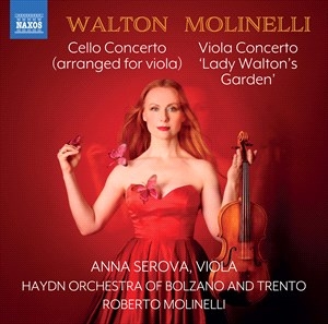 Roberto Molinelli William Walton - Walton: Cello Concerto (Arr. For Vi i gruppen Externt_Lager / Naxoslager hos Bengans Skivbutik AB (5506090)