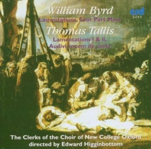 Byrd / Tallis - Lamentations i gruppen MUSIK / CD-R / Klassiskt hos Bengans Skivbutik AB (5514262)