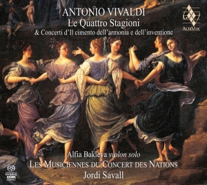 Jordi Savall & Alfia Bakieva & Les Music - Antonio Vivaldi: Le Quattro Stagioni i gruppen VI TIPSAR / Startsida - CD Nyheter & Kommande hos Bengans Skivbutik AB (5521621)