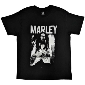 Bob Marley - Marley B&W Uni Bl    i gruppen MERCHANDISE / T-shirt / Reggae hos Bengans Skivbutik AB (5529823r)