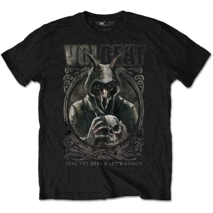 Volbeat - Goat With Skull Uni Bl    i gruppen MERCHANDISE / T-shirt / Hårdrock hos Bengans Skivbutik AB (5533601r)