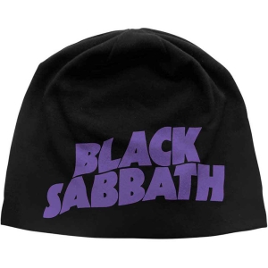 Black Sabbath - Purple Logo Jd Print Beanie H i gruppen MERCHANDISE / Merch / Hårdrock hos Bengans Skivbutik AB (5536365)