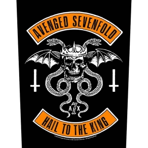 Avenged Sevenfold - Biker Back Patch i gruppen MERCHANDISE / Merch / Hårdrock hos Bengans Skivbutik AB (5537730)