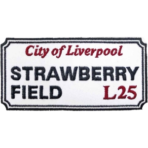 Rock Off - Strawberry Field Liverpool Sign Woven Pa i gruppen ÖVRIGT / MK Export CDON Merch hos Bengans Skivbutik AB (5538348)