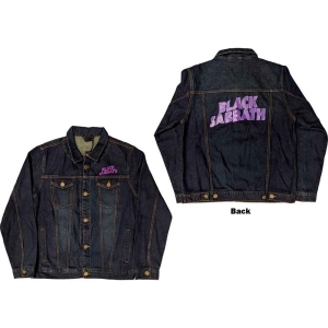 Black Sabbath - Wavy Logo Uni Denim Jacket:  i gruppen MERCHANDISE / Merch / Hårdrock hos Bengans Skivbutik AB (5541236r)