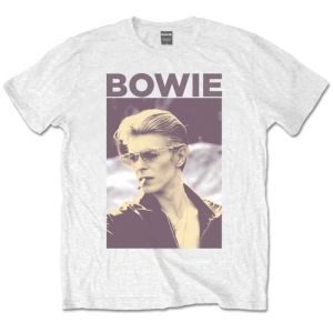 David Bowie - Smoking Uni Wht    S i gruppen MERCHANDISE / T-shirt / Pop-Rock hos Bengans Skivbutik AB (5541271)