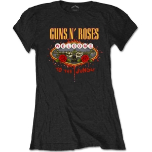 Guns N Roses - Welcome To The Jungle Lv Lady Bl    S i gruppen MERCHANDISE / T-shirt / Nyheter / Hårdrock hos Bengans Skivbutik AB (5542271r)