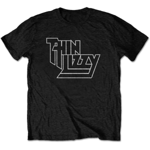 Thin Lizzy - Logo Uni Bl    S i gruppen MERCHANDISE / T-shirt / Nyheter / Pop-Rock hos Bengans Skivbutik AB (5542567r)