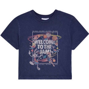 Space Jam 2 - Welcome To The Jam Lady Navy Crop Top:  i gruppen ÖVRIGT / Merchandise hos Bengans Skivbutik AB (5543182r)