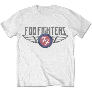 Foo Fighters - Flash Wings Uni Wht  i gruppen MERCHANDISE / T-shirt / Nyheter / Pop-Rock hos Bengans Skivbutik AB (5543928r)