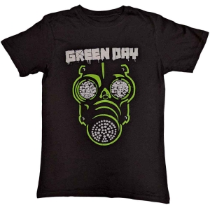Green Day - Green Mask Uni Bl  i gruppen MERCHANDISE / T-shirt / Nyheter / Punk hos Bengans Skivbutik AB (5547144r)