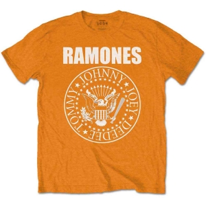 Ramones - Presidential Seal Boys T-Shirt Orange i gruppen MERCHANDISE / Merch / Nyheter / Punk hos Bengans Skivbutik AB (5547630)