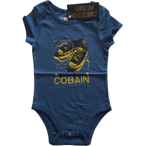 Kurt Cobain - Laces Toddler Navy Babygrow i gruppen MERCHANDISE / Merch / Nyheter / Pop-Rock hos Bengans Skivbutik AB (5548742r)