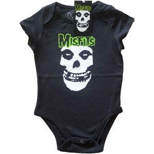 The Misfits - Skull & Logo Toddler Bl Babygrow i gruppen MERCHANDISE / Merch / Nyheter / Punk hos Bengans Skivbutik AB (5548754r)