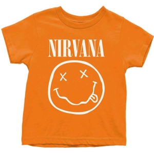 Nirvana - Happy Face Toddler Orange i gruppen MERCHANDISE / Merch / Nyheter / Pop-Rock hos Bengans Skivbutik AB (5548770r)