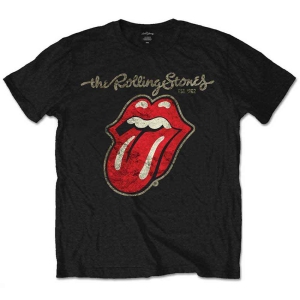 Rolling Stones - Plastered Tongue Boys T-Shirt Bl i gruppen MERCHANDISE / Merch / Nyheter / Pop-Rock hos Bengans Skivbutik AB (5548825r)