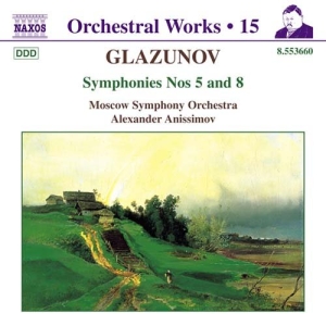 Glazunov Alexander - Symphonies 5 & 8 i gruppen Externt_Lager / Naxoslager hos Bengans Skivbutik AB (590951)
