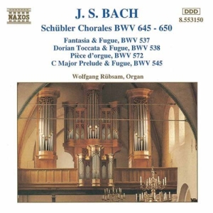 Bach Johann Sebastian - Schubler Chorales i gruppen Externt_Lager / Naxoslager hos Bengans Skivbutik AB (657778)