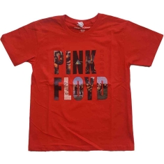 Pink Floyd - Echoes Album Montage Boys T-Shirt Red